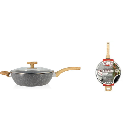 SAUTEUSE ALU 28 CM CANNELLE