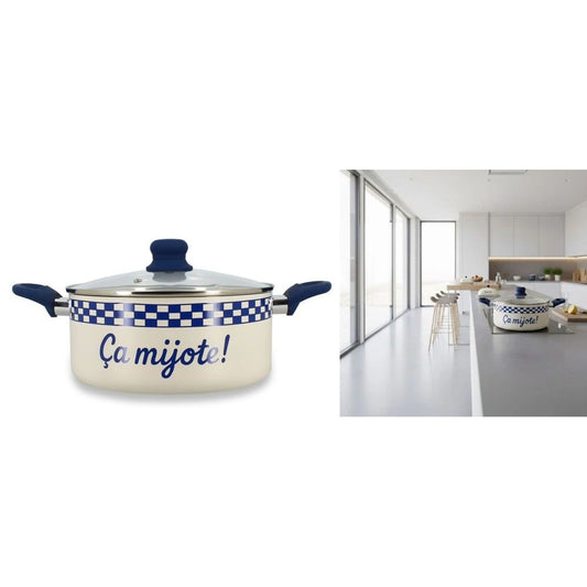 erplain_file_id:1548512 - FAITOUT GINETTE 24CM ALU RECYCLE REV. CERAMIQUE