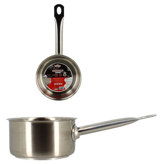 CASSEROLE PROFESSIONNEL ACIER INOXYDABLE 14CM