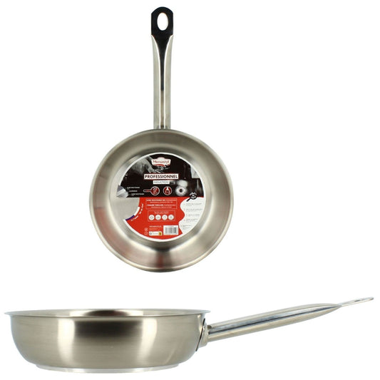 POELE PROFESSIONNEL ACIER INOXYDABLE 20CM