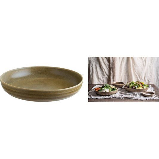 ASSIETTE CALOTTE TERRA POTT 25CM PORCELAINE