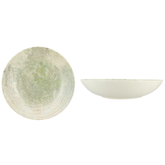 ASSIETTE CREUSE NATURA EN PORCELAINE 23CM