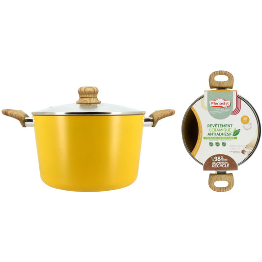 FAITOUT 24CM SAFRAN ALU ANTI-ADHESIF EN CERAMIQUE