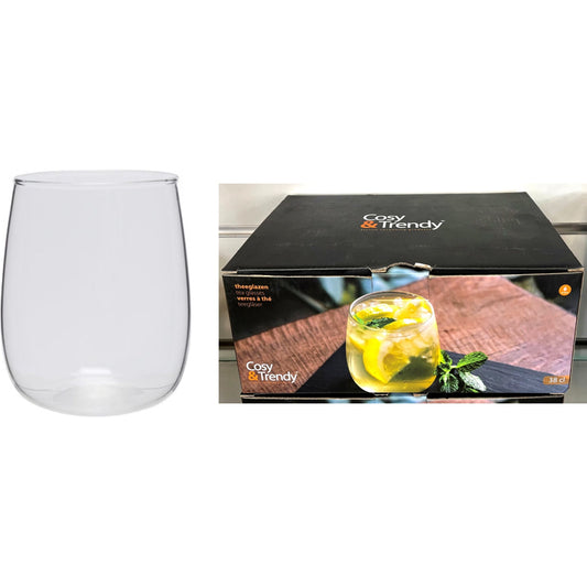 BOITE DE 6 VERRES 380CL CLAIR COSY & TRENDY