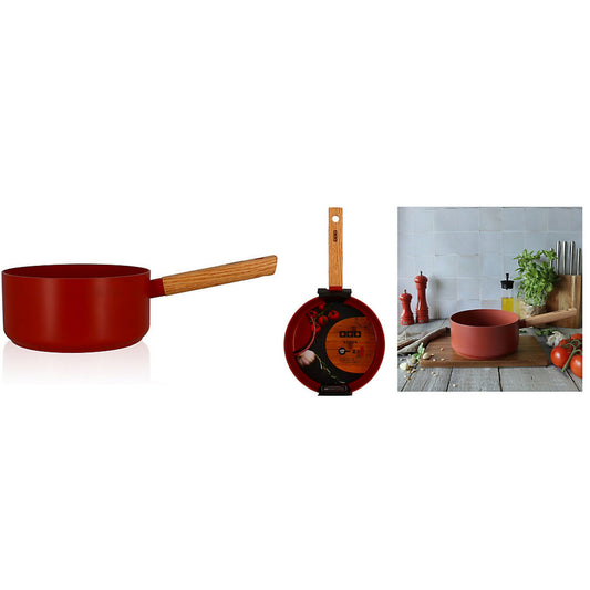 CASSEROLE ECTOR PAPRIKA MANCHE BOIS 20CM ALU OGO