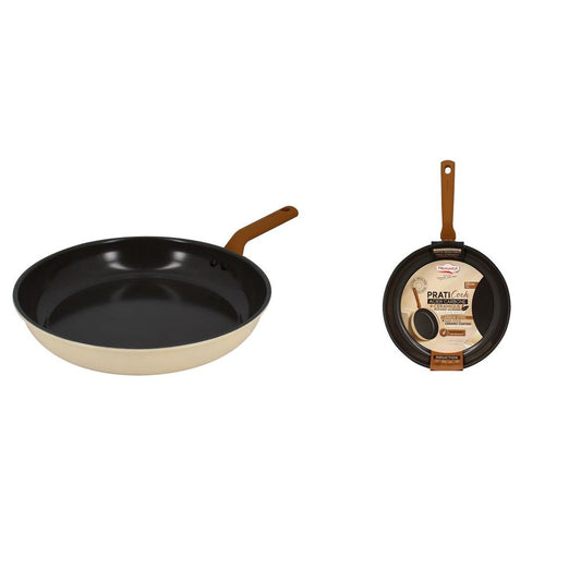 erplain_file_id:1706209 - POELE PRATICOOK BEIGE EN ACIER CARBONE 30CM