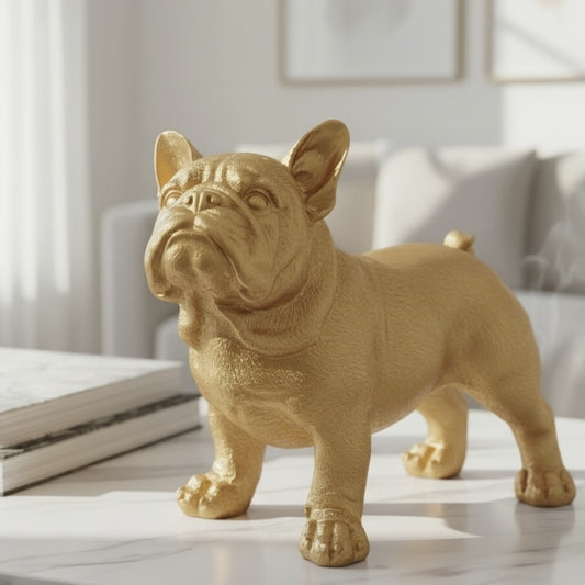 BULLDOG OR HUPPY EN POLYRESINE 38CM