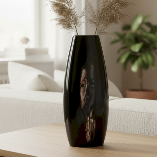 VASE SUBLIME EN ALUMINIUM 17X8X36CM