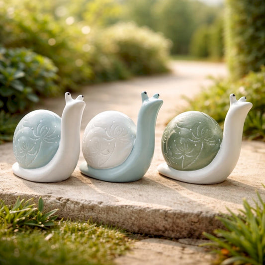 ESCARGOT ASS LINO EN TERRACOTA 14CM