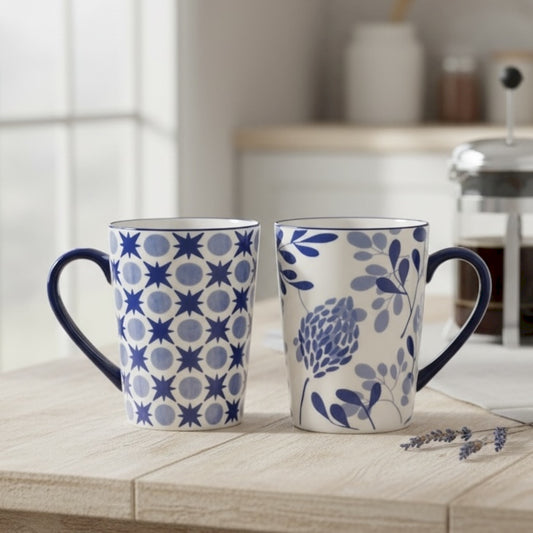 COFFRET 2 MUGS ASS IPANEMA PORC. 12X8X11CM