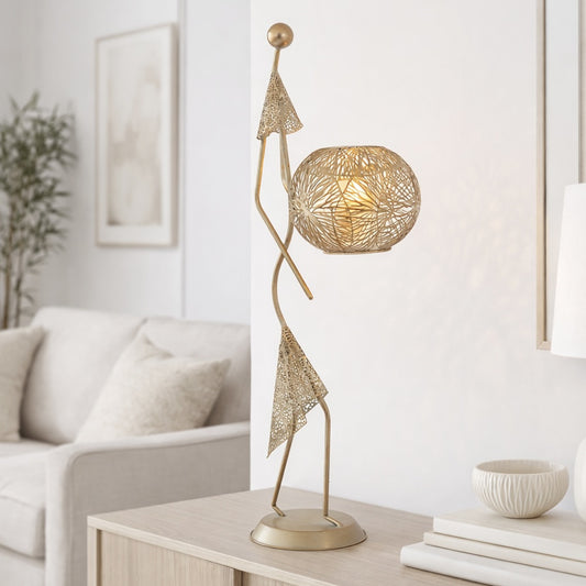 SUJET PHOTOPHORE AMINATA METAL 75CM
