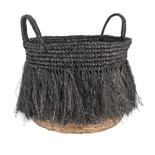 erplain_file_id:1549588 - PANIER A FRANGES NOIR LUYS
