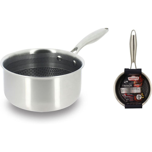 erplain_file_id:1209748 - CASSEROLE REVÊTU 18CM ACIER INOXYDABLE TRINOX NID D'ABEILLE