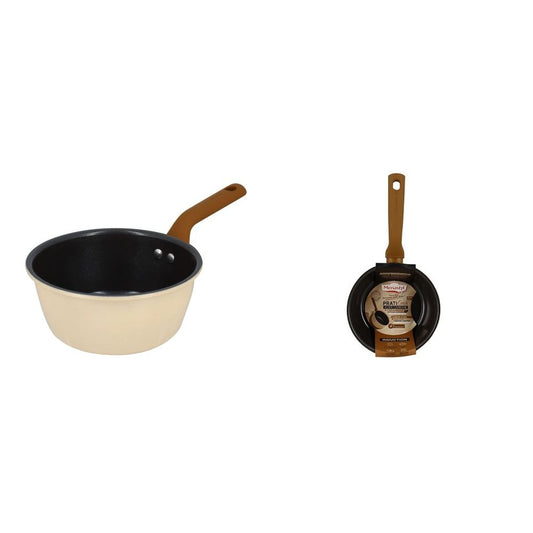 erplain_file_id:1706260 - CASSEROLE PRATICOOK BEIGE EN ACIER CARBONE 18CM