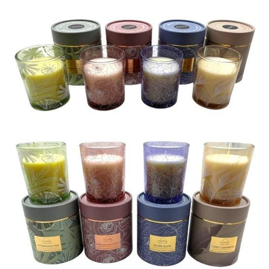erplain_file_id:1666247 - BOUGIE PARFUMEE EN VERRE 4 ASS 210GR