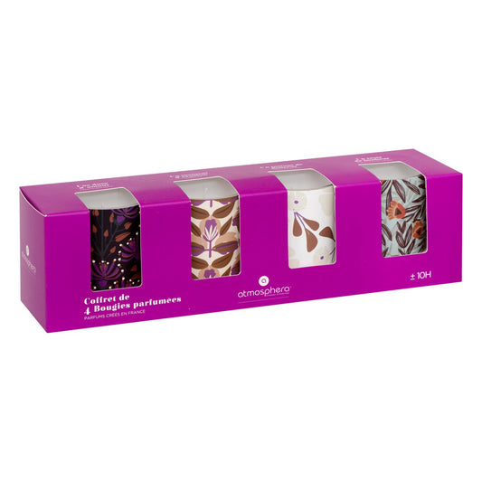 COFFRET X4 BOUGIES PARFUMEES 45GR
